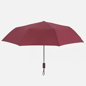 Umbrela de Ploaie Pliabila Automata Bordo 30cm cu Husa – poza 3