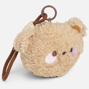 Breloc Charm Ursulet din Plus Bej 10cm pentru Geanta – poza 4