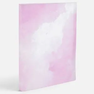 Dosar A4 cu 40 folii transparente si coperta roz marmurata