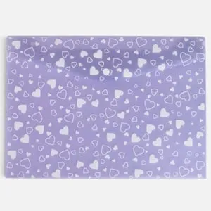 Mapa cu Capsa Mov cu Inimi Glitter 33x23,6cm – poza 2