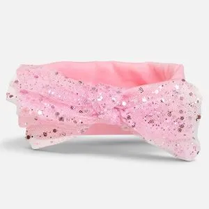 Bentita Par Roz cu Funda din Tul si Glitter pentru Copii