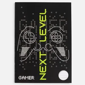 Caiet studentesc A4 dictando, design gaming Next Level