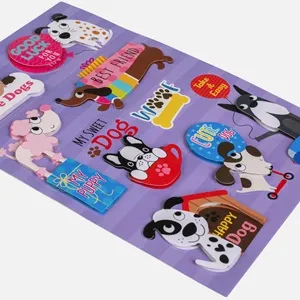 Autocolante 3D cu Catelusi pentru Decorațiuni și Craft – poza 3