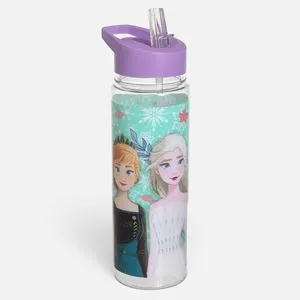 Sticlă de apă transparentă cu capac flip-top design Frozen pentru copii
