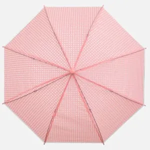 Umbrela de Ploaie Automata pentru Copii, Roz cu Buline, 66cm – poza 2