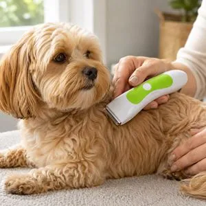 Masina de Tuns Reincarcabila USB pentru Animale cu 2 Capete