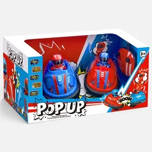Set 2 Mașinuțe cu Telecomandă Bumper Car cu Lumini și Sunete – poza 4