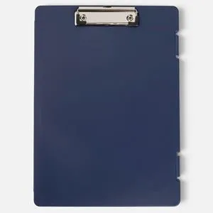 Mapa Clipboard cu Compartiment de Arhivare, Plastic Albastru Inchis, 22,5x2x31,5