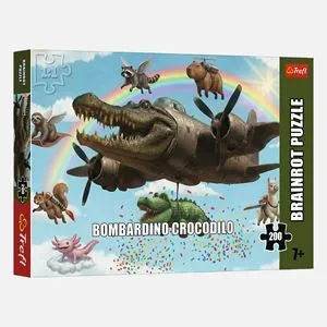 Puzzle Crocodil și Personaje Educaționale pentru Copii