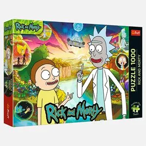 Puzzle 1000 Piese, Rick & Morty Extraterestri, Multicolor