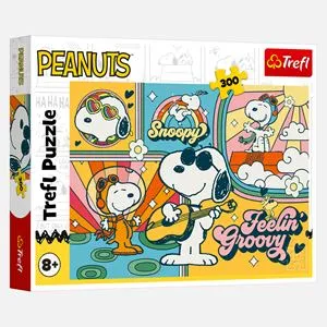 Puzzle cu Snoopy și Chitara, 300 de Piese, Multicolor