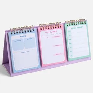 Organizator Notite cu 3 Carnetele Spirala 8,5x12cm - 180 File