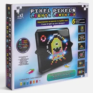 Joc Creativ Mozaic cu Cuie Colorate si LED pentru Copii – poza 4