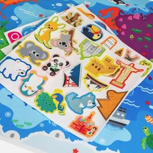 Busy Board Harta Interactiva din Fetru 103x70cm pentru Copii – poza 5
