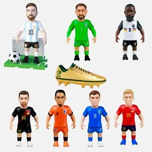 Gheată cu Figurină Fotbalist, Blind Box, 7.5 cm, Multicolor