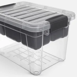 Cutie Organizator Transparenta cu Raft Detasabil si Compartimente 2.25L – poza 5
