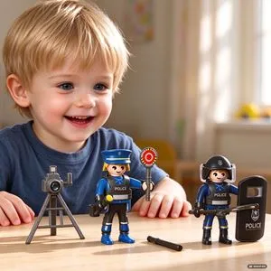 Figurina Politist Special, Jucarie Action Figure pentru Copii