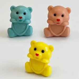 Set 3 Ursuleti Surpriza de Colectie, Blind Box, 2.5cm, Multicolor