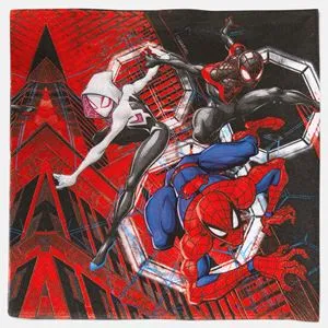 Șervețele de hârtie 16 bucăți 33x33 cm cu model Spider World