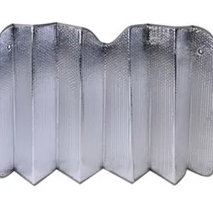 Parasolar auto pentru parbriz din aluminiu, 130x60 cm – poza 3