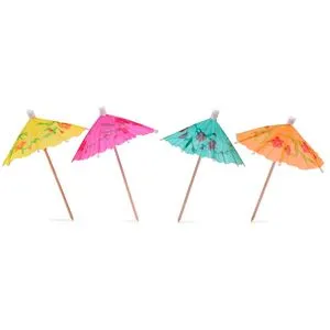 Set Umbrele Colorate pentru Petreceri - Decorațiuni de Banchet