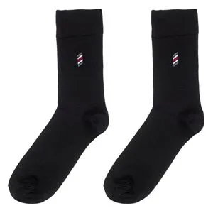 Sosete Masculine Negre cu Broderie de Lux