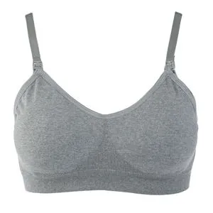 Sutien Seamless de Maternitate și Alăptare, Gri