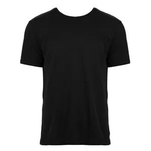 Tricou din Bumbac Negru pentru Barbati - Stil Clasic – poza 2