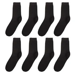 Sosete pentru barbati, Negre, 8 perechi