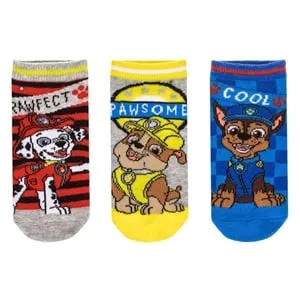 Sosete scurte Paw Patrol pentru băieți - set de 3 perechi