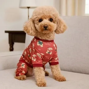 Pijama de Crăciun pentru Câine cu Model Ursuleti