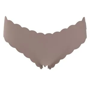 Chiloti Dama Hipster Elegante cu Finisaj Laser Cut Bej