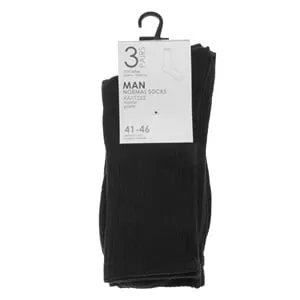 Sosete Sport cu Dungi Decorative Negre - 3 Perechi – poza 3