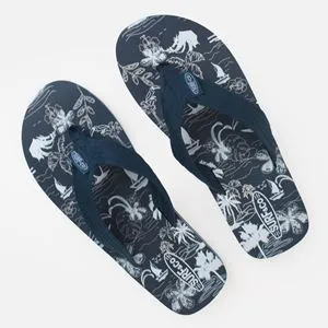 Slapi cu model tropical, Albastru, pentru barbati