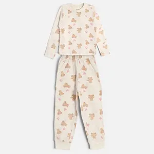 Set Pijamale de Iarnă din Bumbac cu Model Ursuleti pentru Copii – poza 3