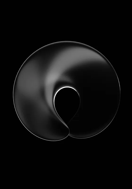 Vortexul Eleganteții în Contrast Negru, 70 x 100 cm – poza 2