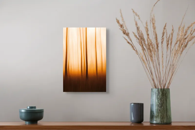 Lumină și umbre în amurg pădure, 26 x 39 cm – poza 5