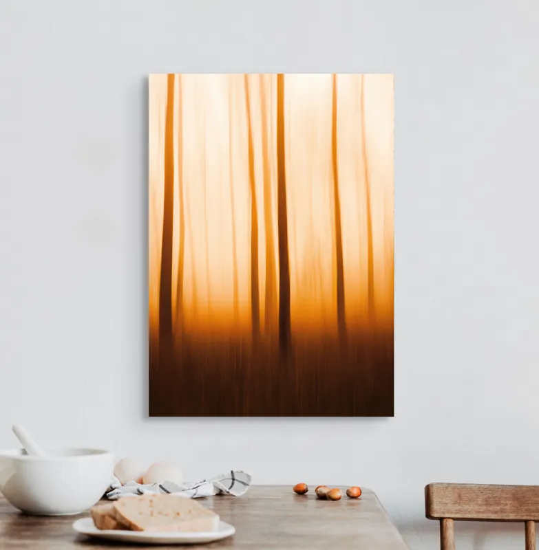 Lumină și umbre în amurg pădure, 50 x 70 cm – poza 3