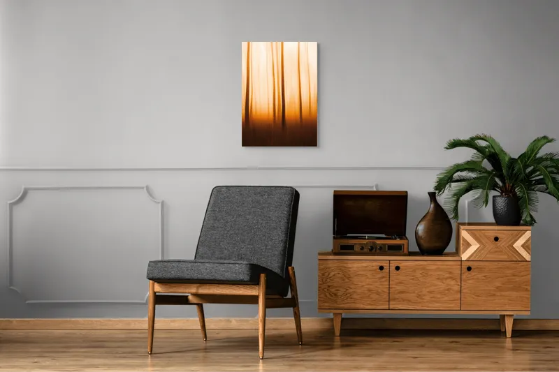 Lumină și umbre în amurg pădure, 50 x 70 cm – poza 8