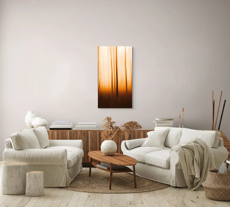 Lumină și umbre în amurg pădure, 50 x 90 cm – poza 7