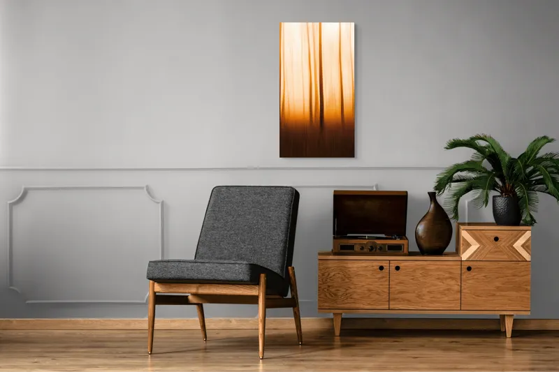 Lumină și umbre în amurg pădure, 50 x 90 cm – poza 8