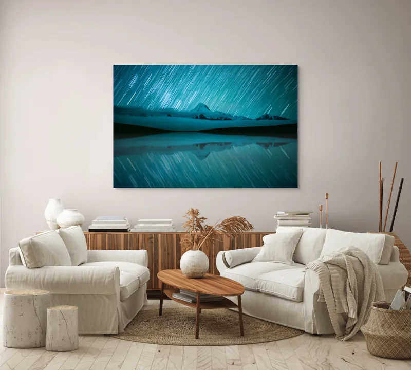 Luminile stelelor peste munți, 150 x 100 cm – poza 3