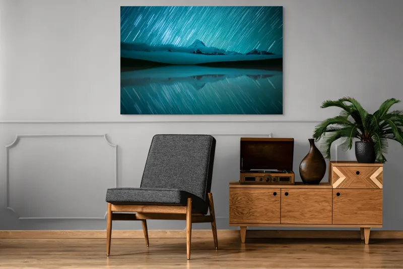 Luminile stelelor peste munți, 150 x 100 cm – poza 8