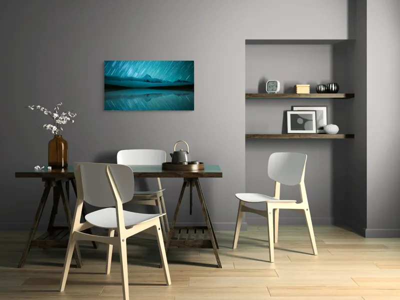 Luminile stelelor peste munți, 90 x 50 cm – poza 3