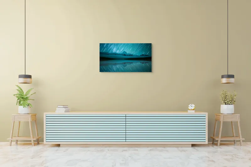 Luminile stelelor peste munți, 90 x 50 cm – poza 5