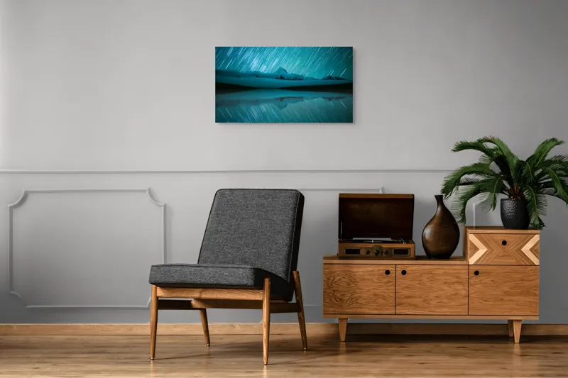 Luminile stelelor peste munți, 90 x 50 cm – poza 6