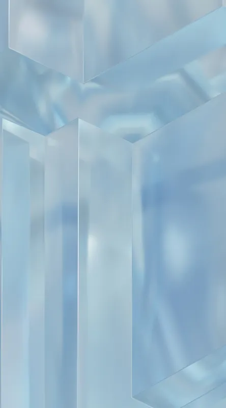 Reflecții geometrice albastru glacial, 50 x 90 cm – poza 2