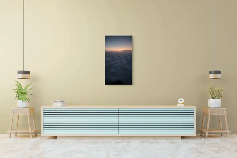 Zori misterioase pe câmpul înzăpezit, 50 x 90 cm – poza 6