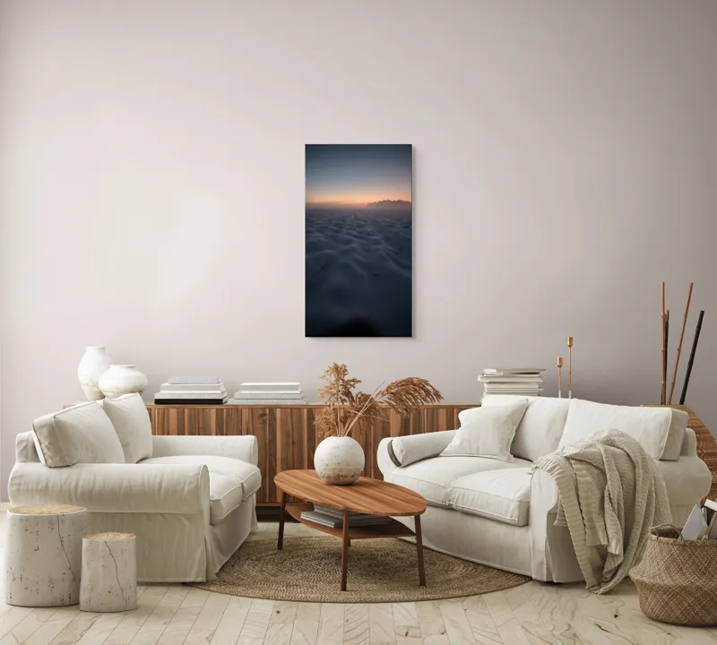 Zori misterioase pe câmpul înzăpezit, 50 x 90 cm – poza 7