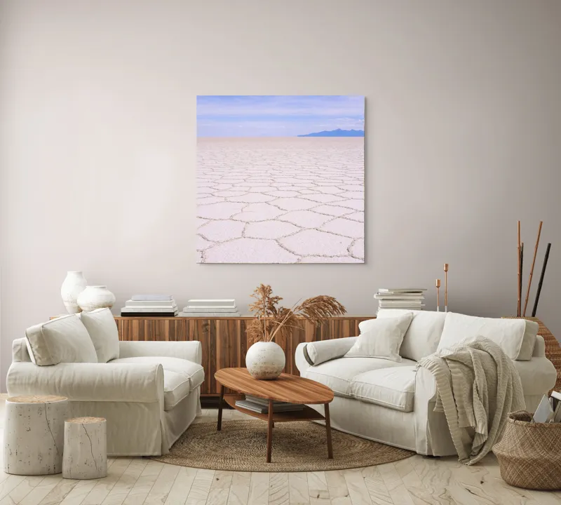Infinitul liniștit al peisajului geometric, 100 x 100 cm – poza 3